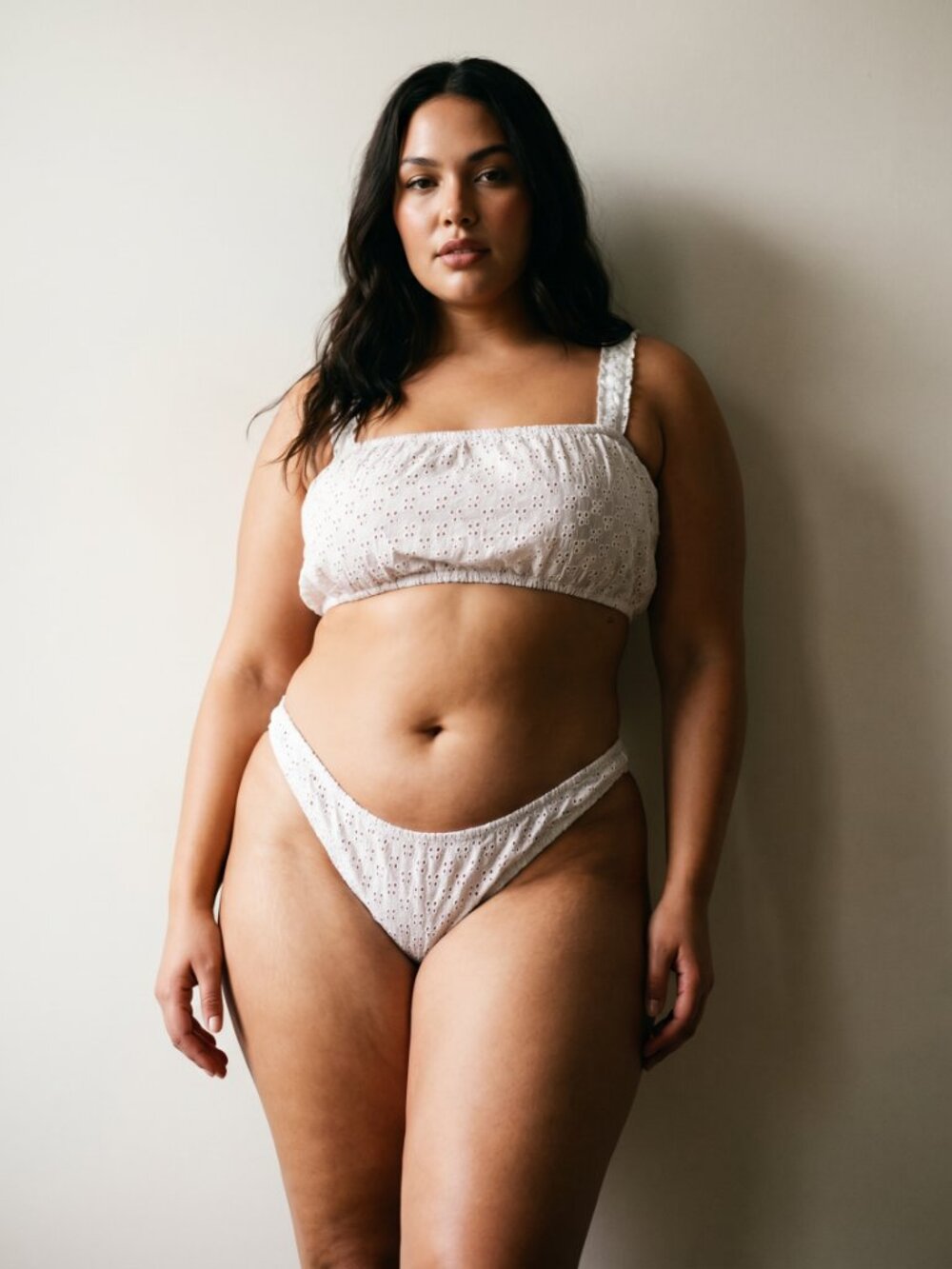 Lolli White Eyelet Bikini Set